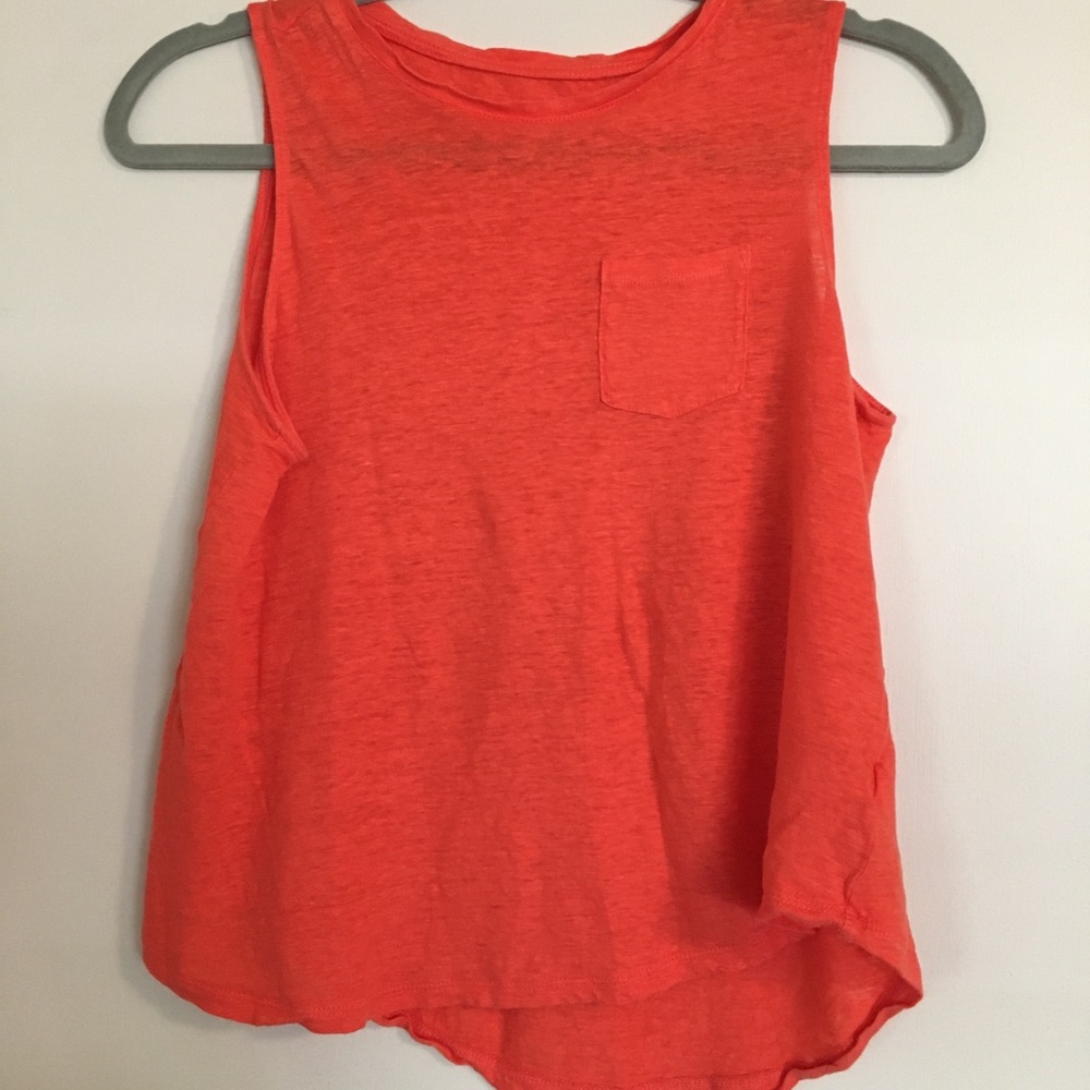 Orange tank top